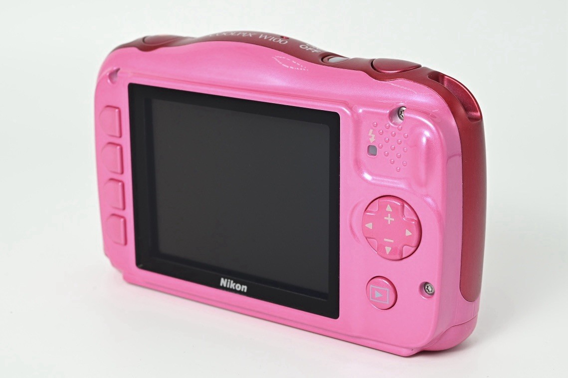 Mint] Nikon Coolpix W100 Pink 13.2MP Digital Camera Waterproof