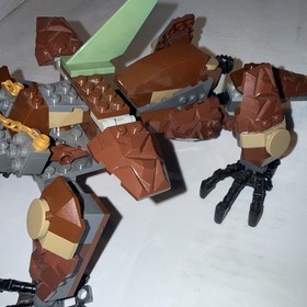 LEGO NINJAGO 2509 Earth Dragon Defense - EARTH DRAGON ONLY -  INCOMPLETE
