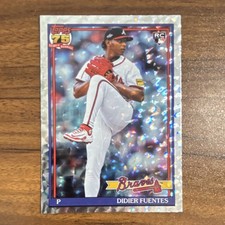 Topps 2026 Series 1 Didier Fuentes Rookie Crackle Foilboard Braves #T91-76