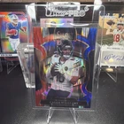 2025 Panini Select - Caleb Williams #73 Red & Blue Shock Prizm Concourse - Bears