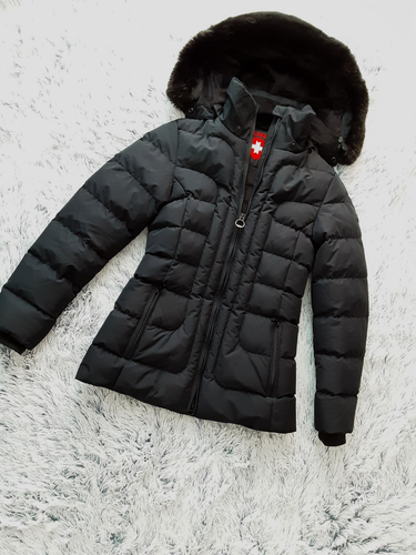 Wellensteyn Winterjacke Outdoor abnehmbareKapuze Damen dunkelblau Gr. S Neu