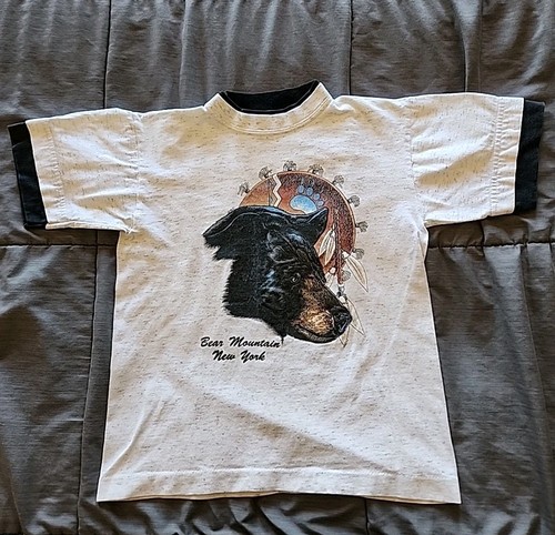 Bear Mountain New York NY Vacation Travel Vintage T-shirt Youth L 10/12 - Picture 1 of 10