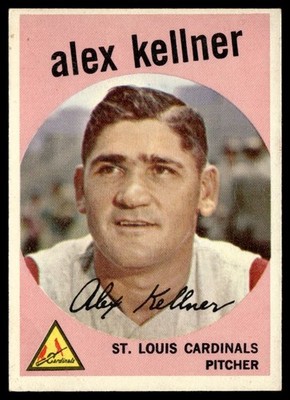 1959 Topps Alex Kellner St. Louis Cardinals #101
