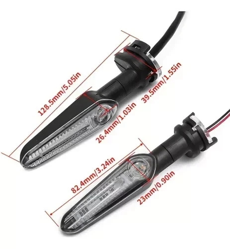 Intermitente de luz de señal de giro LED para YAMAHA FZ6 FZ6R FZ07 FZ8 FZ16 FZ25 FZ-S Foto 4 de 4