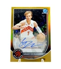 GRADEY DICK 2025-26 Bowman Chrome Gold Auto /50 Toronto Raptors #BCA-GD SP MINT