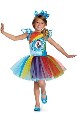 Brand New My Little Pony Rainbow Dash Tutu Deluxe Child Costume