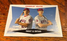 2020 Topps Archives - 1960 Combo Cards Mike Trout Shohei Ohtani #60CC-TO