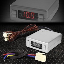 Programmable Box Style Led Digital Display Cool Down Idle Turbo Timer Kit Silver Programmable Box Style Led Digital Display Cool Down Idle Turbo Timer Kit Silver