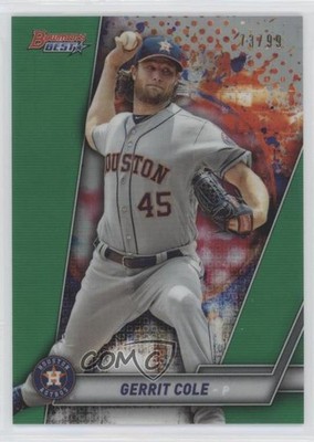 2019 Bowman's Best Green Refractor 73/99 Gerrit Cole #16 2u3