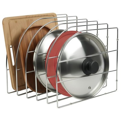 Cabinet Shelf Dividers for Kitchen Organization - Metal Screw-Mounted Shelf D...