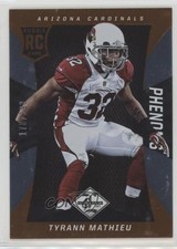 2013 Panini Limited Phenoms 170/299 Tyrann Mathieu #199 0p7