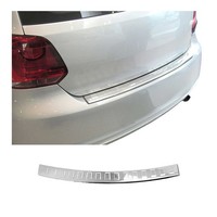 Ladekantenschutz StoßStange FüR VW Polo Mk5 SchräGheck 2009-2017 Edelstahl Chrom