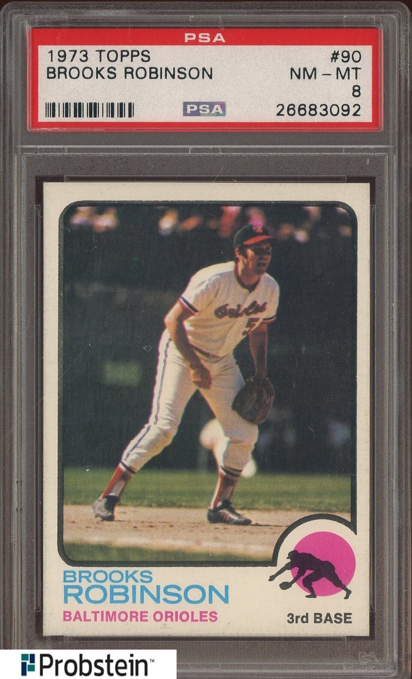 1973 Topps #90 Brooks Robinson PSA 8 NM-MT Orioles HOF