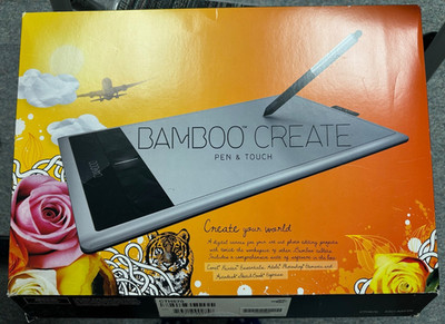 Wacom Bamboo Create, Pen and Touch USB Drawing Graphics Tablet CTH-670 KSO-A607