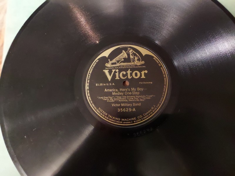 WW1 VICTOR 12" 78/Victor Military Band../E!