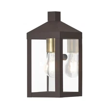 Livex Lighting - Nyack - 1 Light Outdoor Wall Lantern in Mid Century Modern