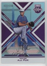 2016 Panini Elite Extra Edition Aspirations Purple 22/100 AJ Puk #6 Auto 0g4