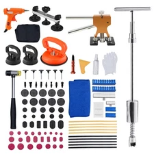 Uimoso 100PCS Dent Repair Puller Kit w/Bridge Lifter Paintless Hail Remover Tool