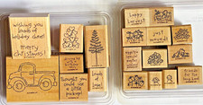 Stampin Up Loads of Love Bundle 2 Sets 19 Stamps Wood Mount Truck  Accessories