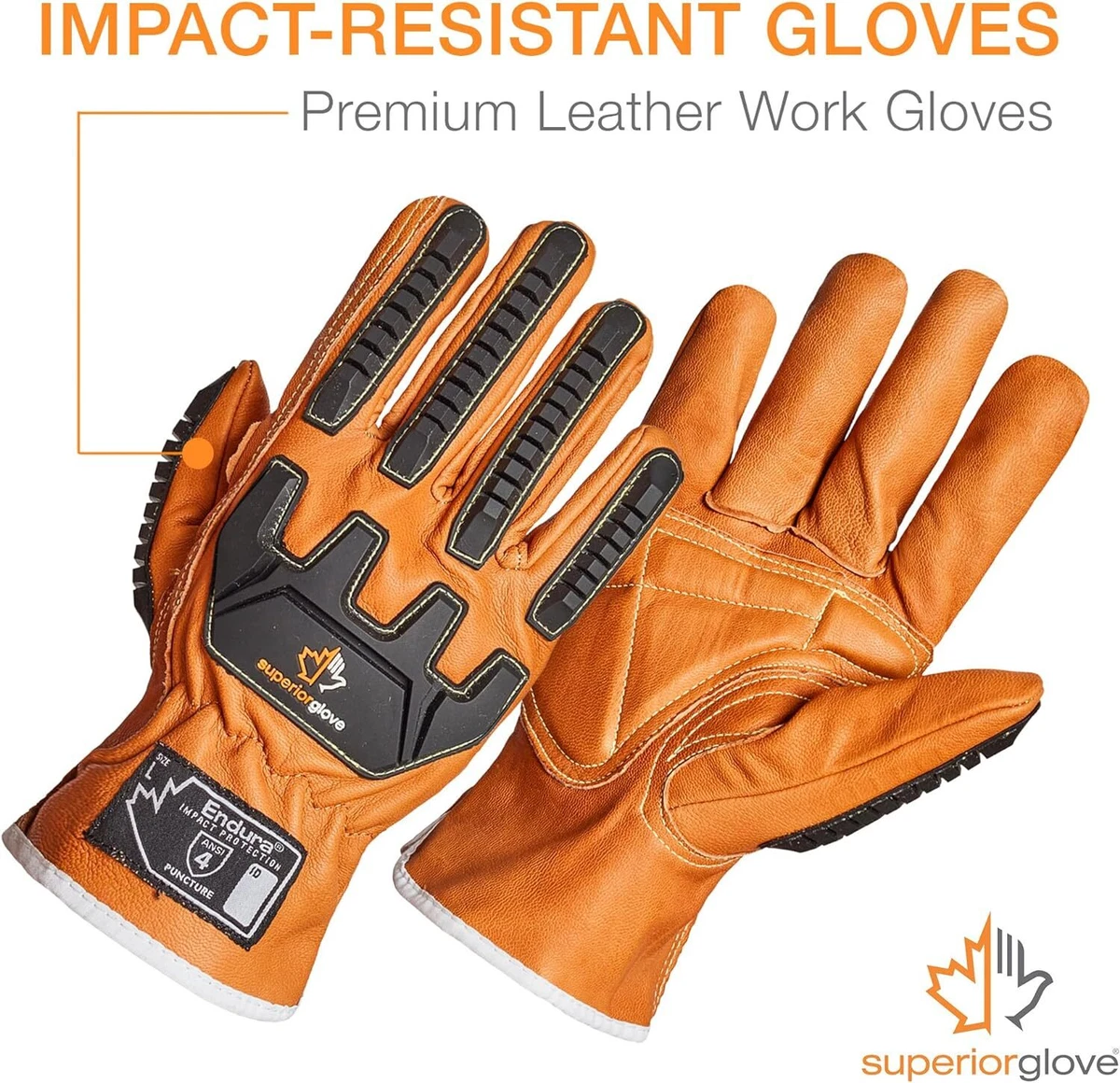 Goatskin work gloves sale
