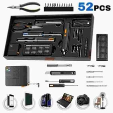 52PCS Manual Household Toolbox Set Multifunctional Combination Hardware Toolbox