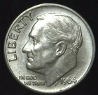 1964-D 10C Roosevelt Dime BU 90% Silver 21oct0414-2