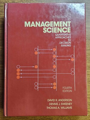 An Introduction to Management Science : Quantitative Approaches