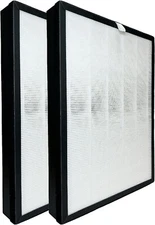 3-In-1 Nispira True HEPA Filter Replacement for Colzer BKJ-33 Air Purifier 2 Pk