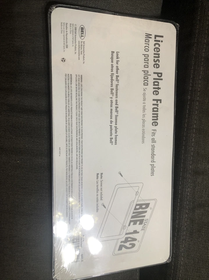 Skulls Chrome Plated License Plate Frame - Image 3 of 3