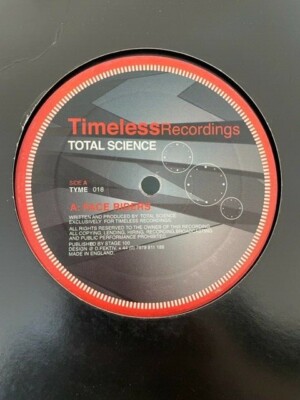 Total Science - Face Riders / Digital - Ghost Town 12'' Drum & Bass Vinyl 2001