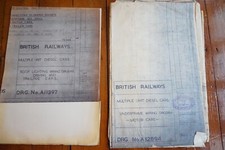 British Railways Multiple Unit Diesel Cars Wiring Railway Diagrams Drawings x2