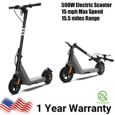 Folding Peak 500W Adult's Teen's Electric Scooter 15 mph 15.5 miles Long Range