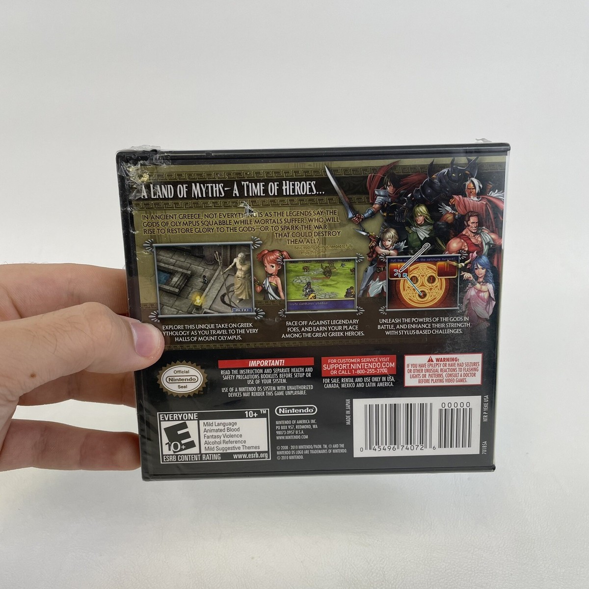 Glory of Heracles (Nintendo DS, 2010) for sale online