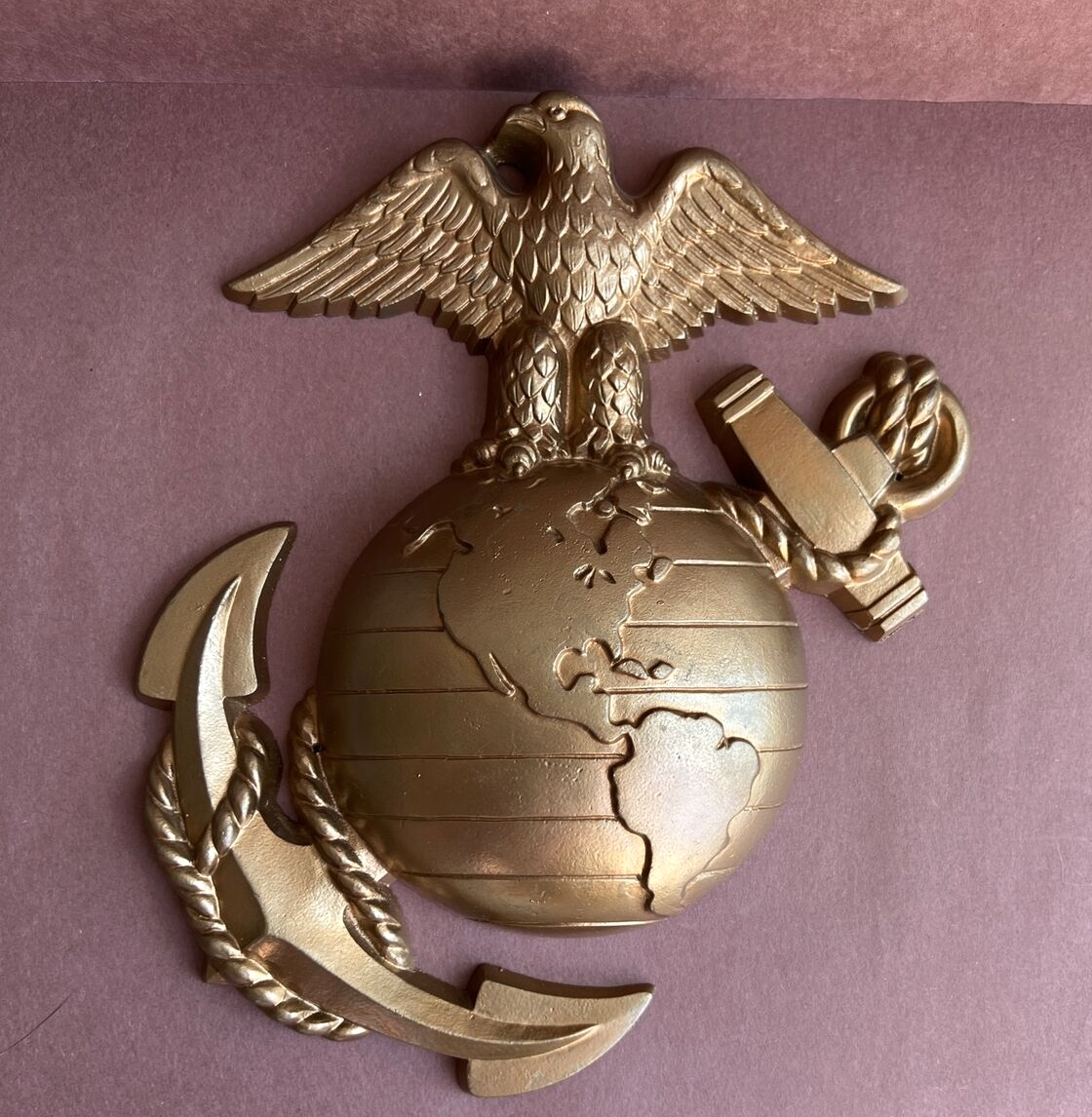 Sexton 1968 USA Vintage U. S.M. Marines EGA Eagle Cast Metal