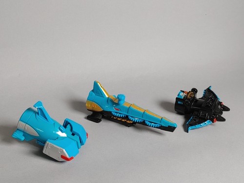 Power Rangers Mega Force Goseiger DX Landick Seaick Skick Brothers Set BANDAI - Picture 10 of 24