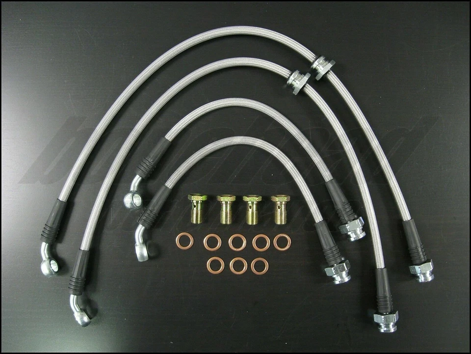 Techna-Fit 不锈钢编织刹车线适用于 2004 - 2008 年日产 Maxima — 第 4/4 张图片