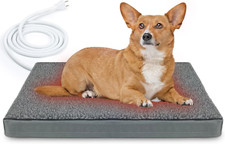 Heated Pet Beds for Indoor/Outdoor Cat  Dog Orthopedic Foam Warming Cat Beds Au