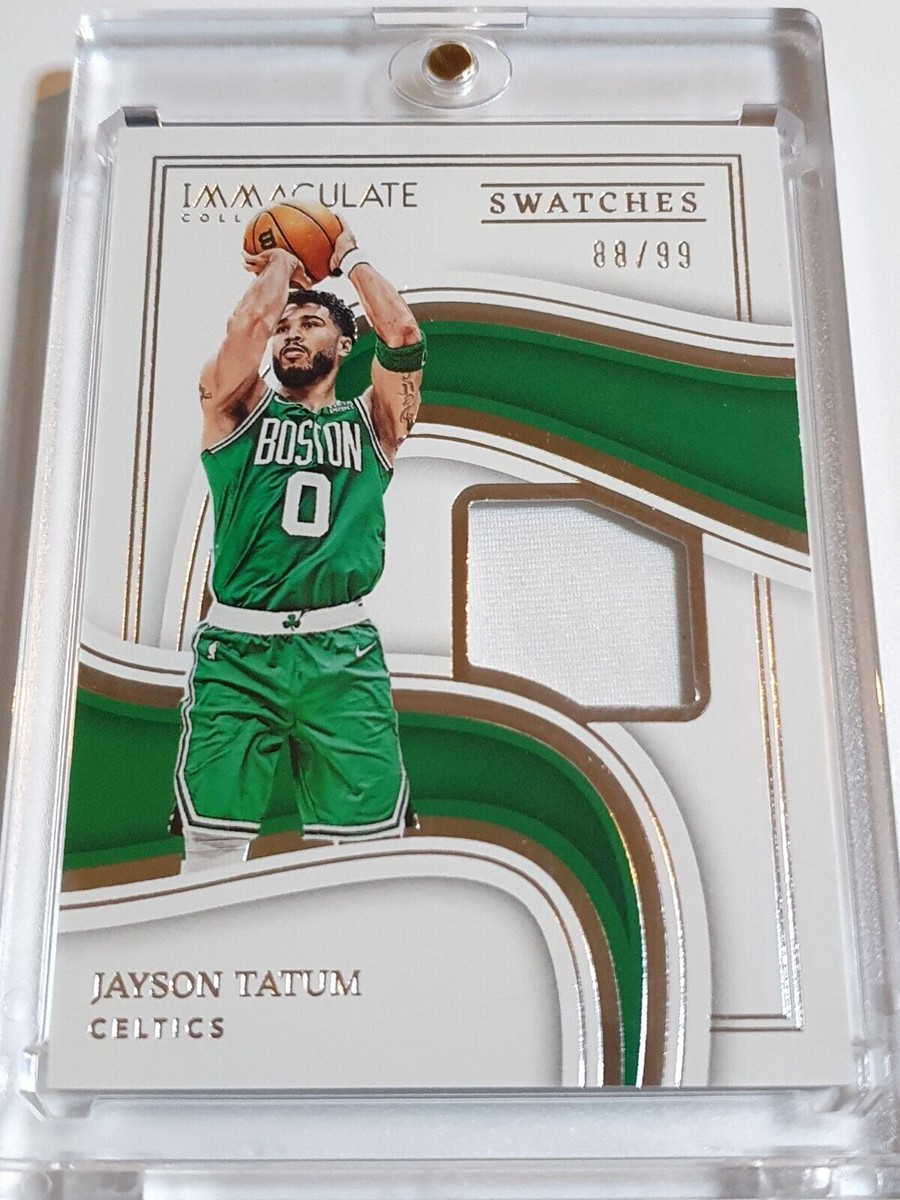 2022 Panini Immaculate Collection Jayson Tatum #PATCH /99 Game 