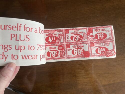 Vintage Coupon Book 1987 VTG Rare Nostalgic Old - Picture 3 of 7