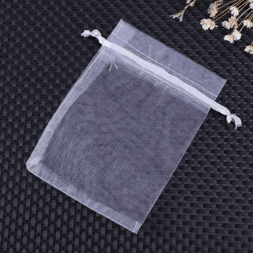 50PCS 9x12cm Drawstring Candy Pouches Organza Jewelry Bags Candy Pouches Wedding - Picture 2 of 8