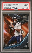 CJ Stroud 2023 Topps Composite Orange Refractor /25 TEXANS Rookie RC #120
