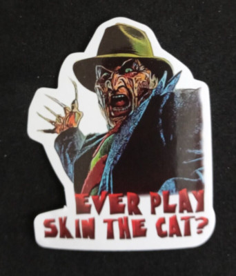 Freddy Krueger Nightmare on Elm Street Horror Movie Sticker 2.5''x2'' (S)