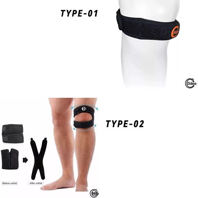 1 Stück Pullover Knie & Patella Stützgurt verstellbar bei Verletzungen & Arthritis