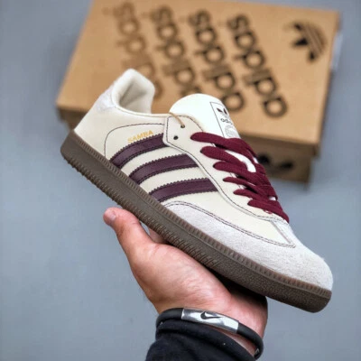 adidas originals Samba OG Wonder White Maroon Women's IG1987