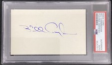 Billy Cunningham Signed Index Card Basketball Philly 76ers HOF Auto PSA/DNA 2