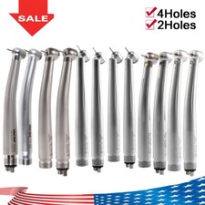 Dental (LED E-generator) High Speed Handpiece Push 2Holes/4Holes Surgical