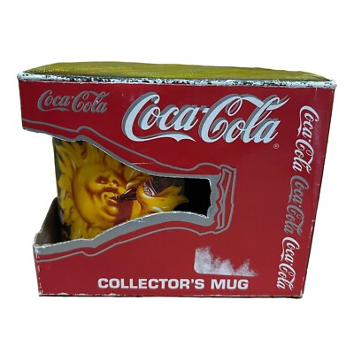 Coca Cola Coke Enesco Collectors Mug Always Cools You Down Red Hot Sun