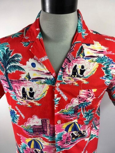 Vintage SUN ISLAND Hawaiian shirt M 