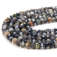 5X4MM Mix Multi Gemstones Gemstone Micro Faceted Rondelle Loose Beads P38 