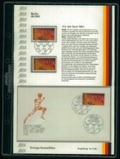 BERLIN ETSB 1981/06b ERSTTAGS-SAMMELBLATT 646 SPORT LAUFEN RENNEN